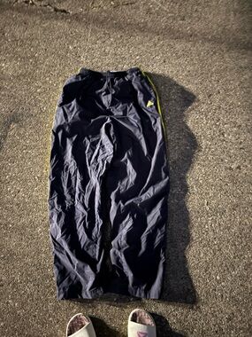 adidas Black Pants with Blue Logo Tag